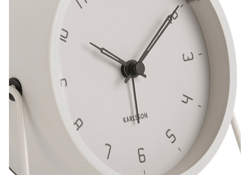 Karlsson Dizajnový budík KA5952WG 135 mm