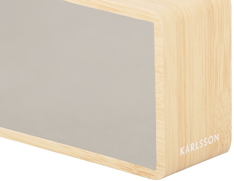 Karlsson Designový LED budík s teploměrem KA5879WD