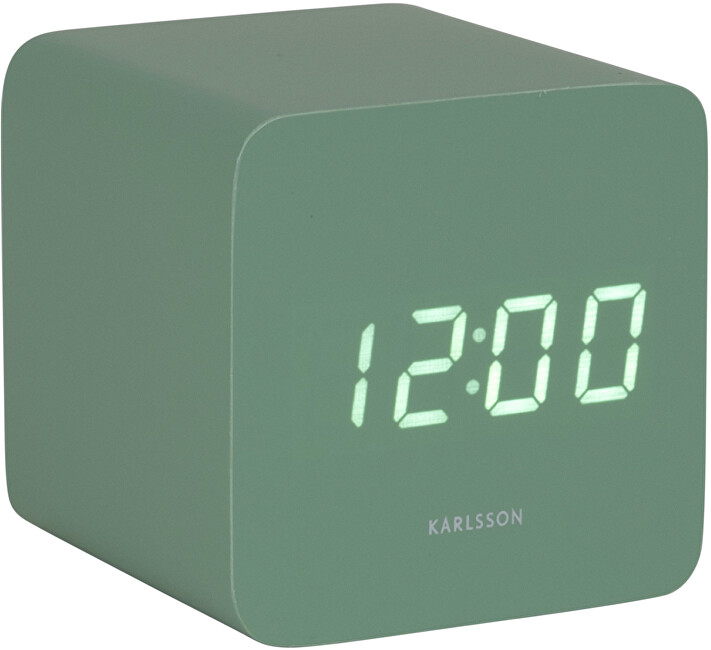 Designové LED hodiny s budíkem KA5982GR
