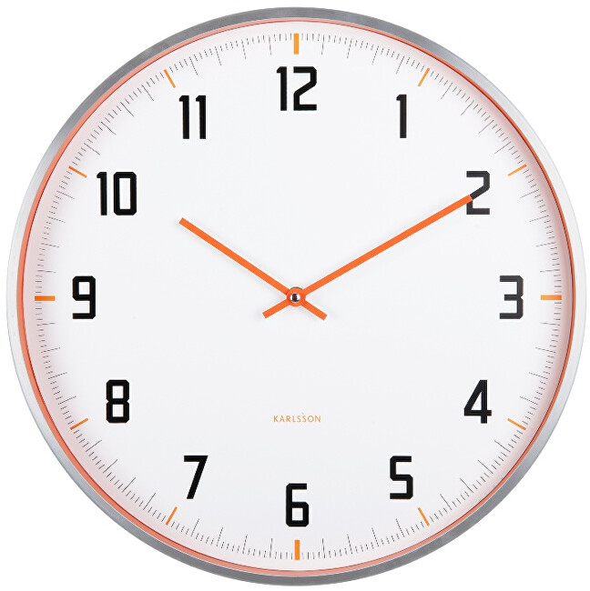 Designové nástěnné hodiny KA5969OR