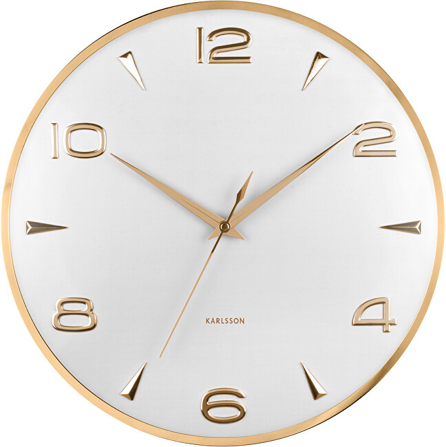 Designové nástěnné hodiny KA6017WH