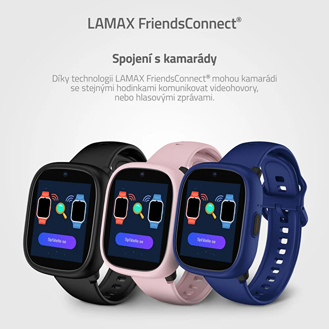 LAMAX Darčekový set WatchY4 Plus 8595724901327 + náhradné remienky digitálny