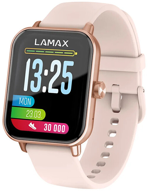 LAMAX Dárkový set BCool2 Play Rose Gold 8595724900948 + náhradní řemínek