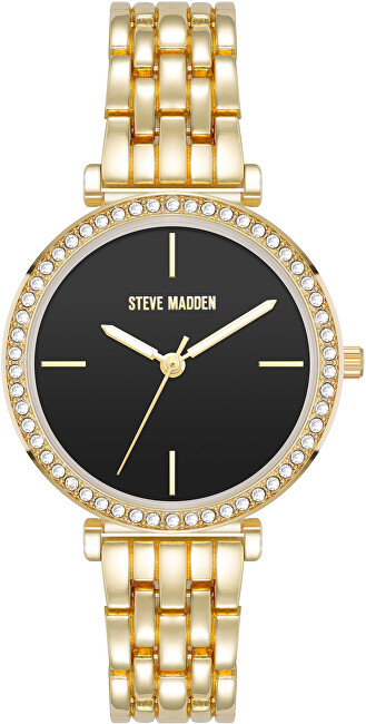 Steve Madden Analogové hodinky SM-8096BKGP analogové