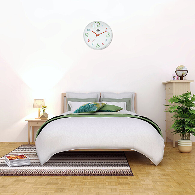 Designové hodiny Neonic s plynulým chodem E01.3459.00