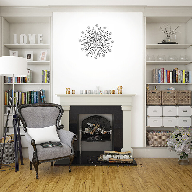 Designové kovové hodiny MPM Reflecto E04.4282.70