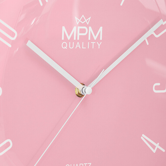MPM Quality Dizajnové plastové hodiny E01.4457.23 Česko