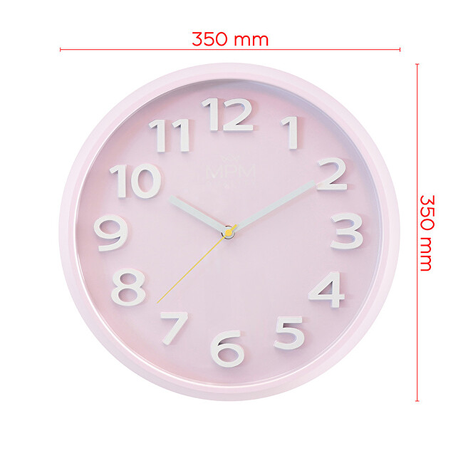 MPM Quality Designové plastové hodiny Tahira E01.4460.24