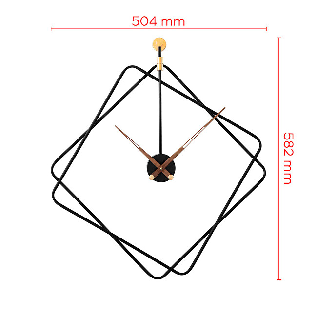 Nástěnné hodiny Frames E04.4478.90