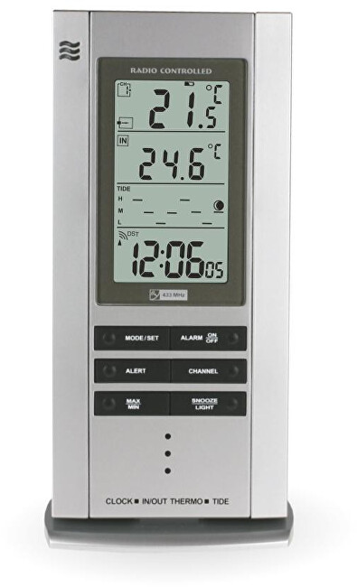 Rádiem řízený budík s teploměrem C02.2759.70.RC