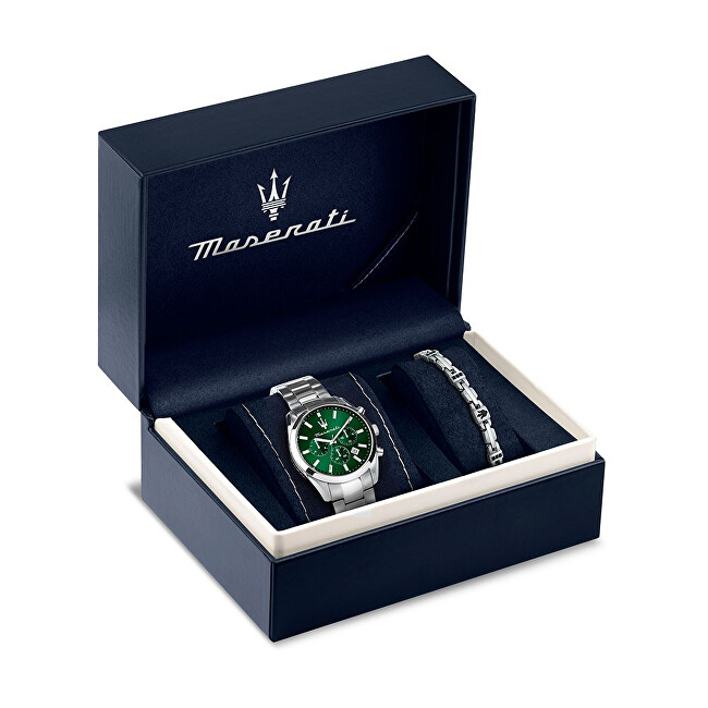 Maserati Dárkový set Attrazione + náramek R8853151017 analogové