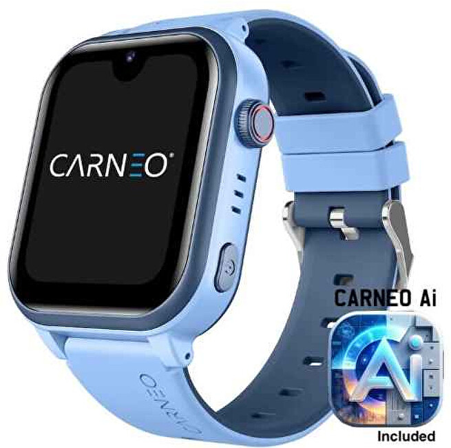 CARNEO Dětské chytré hodinky GuardKid+ 4G Platinum 2nd gen. AI - modré