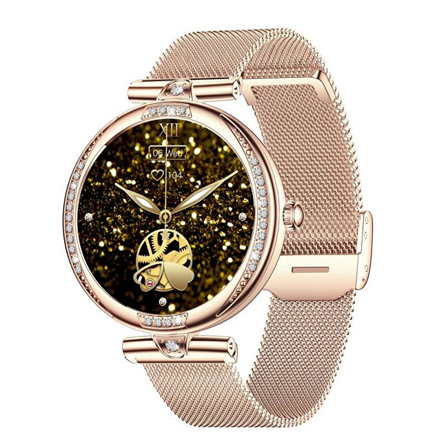 Chytré hodinky CARNEO Seinna HR+ rosegold
