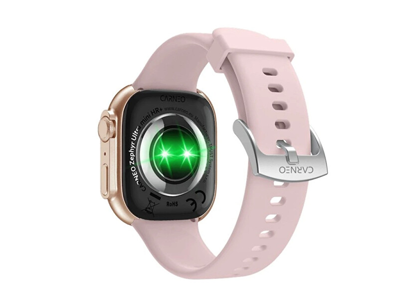 Chytré hodinky Carneo Zephyr ULTRA mini HR+ rosegold