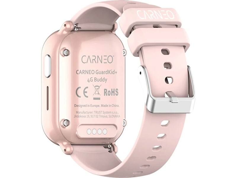 CARNEO Dětské chytré hodinky GUARDKID+ 4G Buddy - růžové