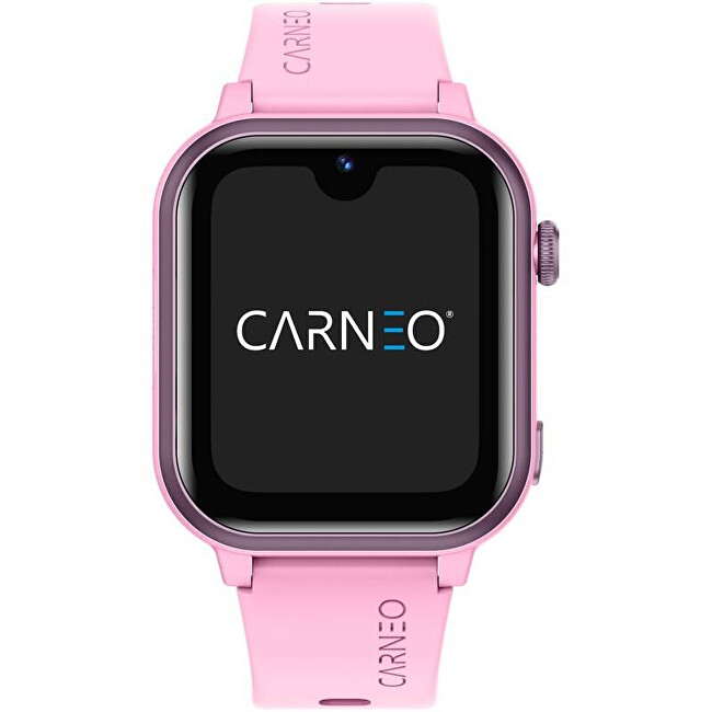 CARNEO Dětské chytré hodinky GuardKid+ 4G Platinum 2nd gen. AI - růžové digitálny