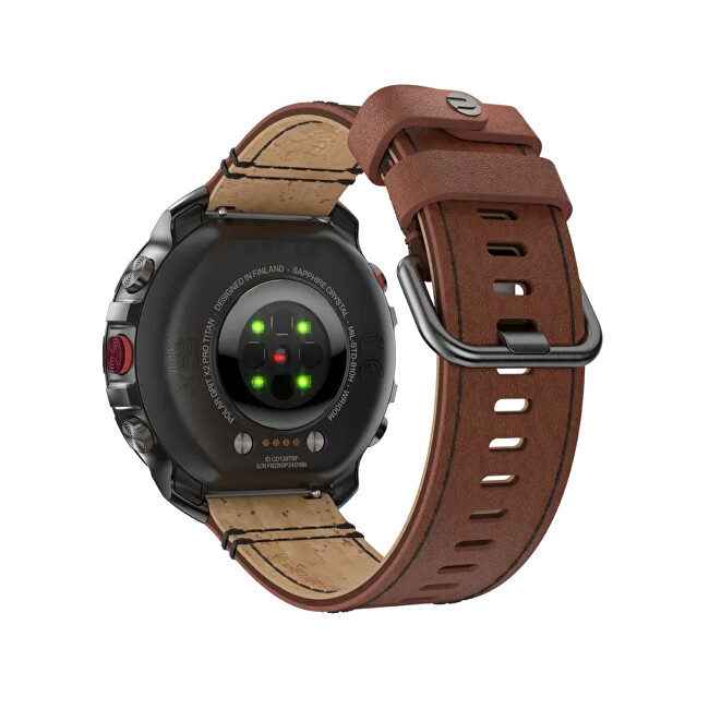 Polar POLAR GRIT X2 PRE Titanium Brown M/L + silikónový remienok digitálny