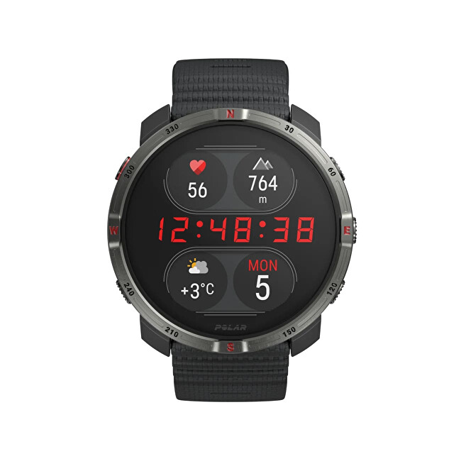 Polar Grit X2 sporttester S-L černá