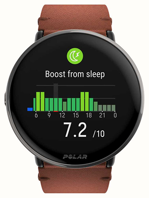 Polar Darčekový set POLAR IGNITE 3 Titanium Brown M/L + remienok digitálny