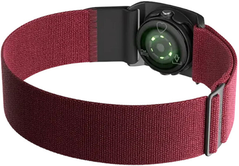 Polar VERITY SENSE Red - optický snímač tepové frekvence, vel. 23-32 cm