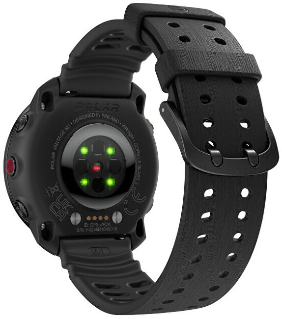 Polar Řemínek 22 mm silikonový S/L černá A0106301