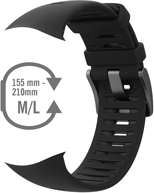 Polar Silikonový řemínek Polar Vantage V M/L černá