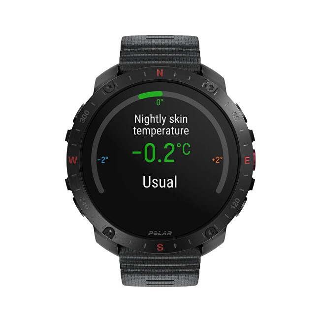 Polar SET Sporttester Grit X2 Pro HR, S-L, černá A0035215 + hrudní snímač Polar H10 digitální