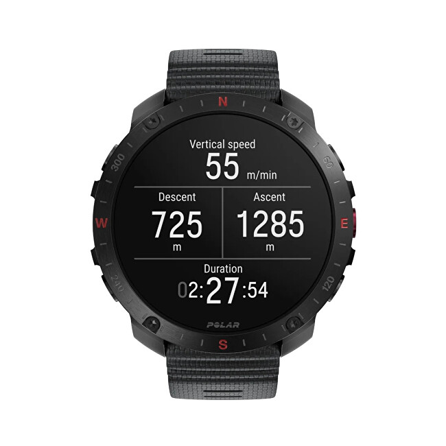 Polar SET Sporttester Grit X2 Pro HR, S-L, černá A0035215 + hrudní snímač Polar H10 digitální