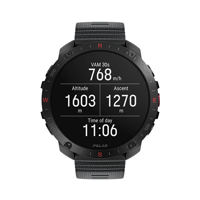 Polar SET Sporttester Grit X2 Pro HR, S-L, černá A0035215 + hrudní snímač Polar H10 digitální