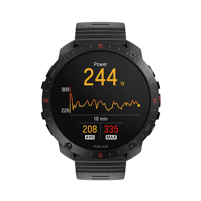 Polar SET Sporttester Grit X2 Pro HR, S-L, černá A0035215 + hrudní snímač Polar H10 digitální