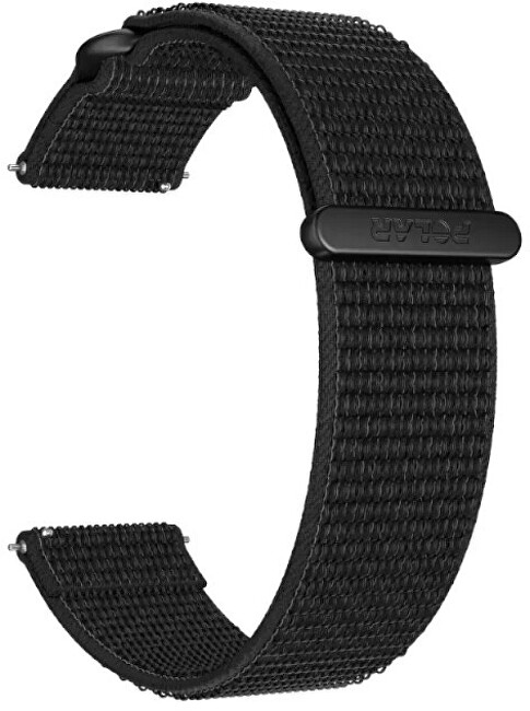 Polar Řemínek 22 mm Hook&Loop se suchým zipem nylonový M/L černá