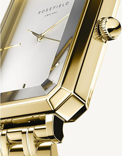 The Octagon White Sunray Steel Gold OCWSG-O40