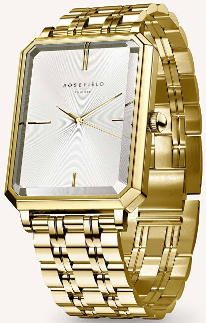 The Octagon White Sunray Steel Gold OCWSG-O40
