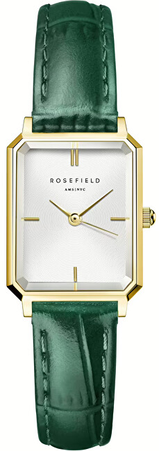 Octagon XS White Emerald Leather Gold OWGLG-O86
