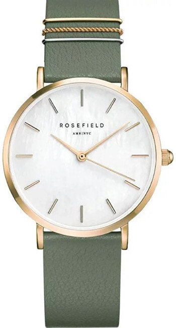 Rosefield The West Village MOP Forest Green Gold WFGG-W85 analogové