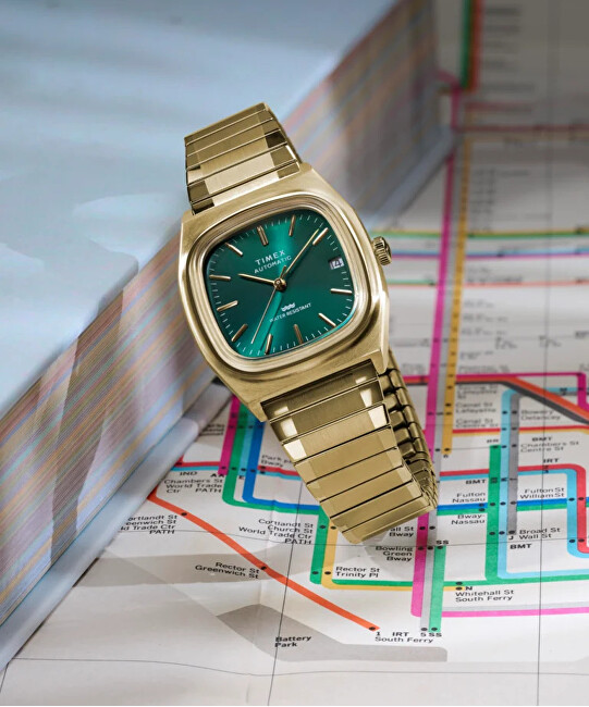 Timex Automatic 1983 E Line TW2Y67700UK analogové