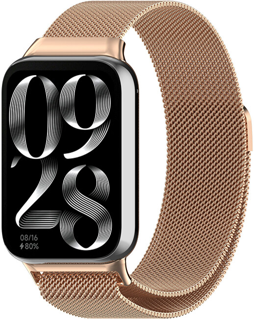 Milánský tah pro Xiaomi 9 Pro a 8 Pro - Rose Gold