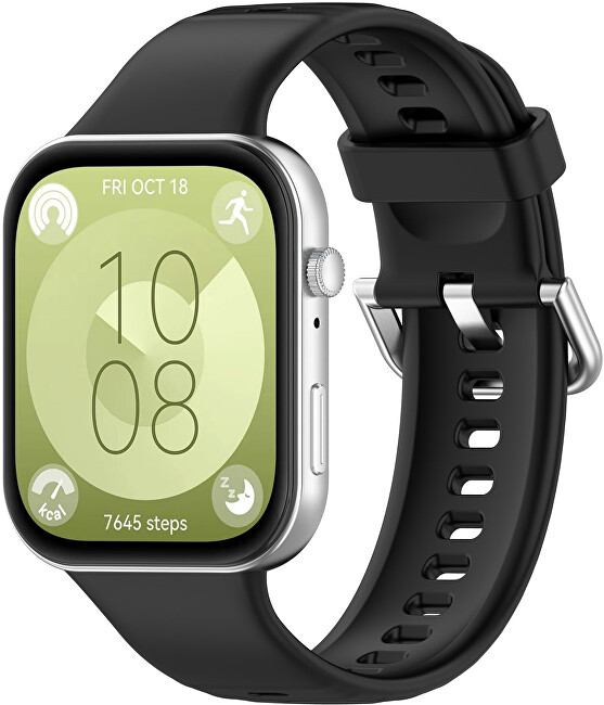 Silikonový řemínek pro Huawei Fit 3 - Black