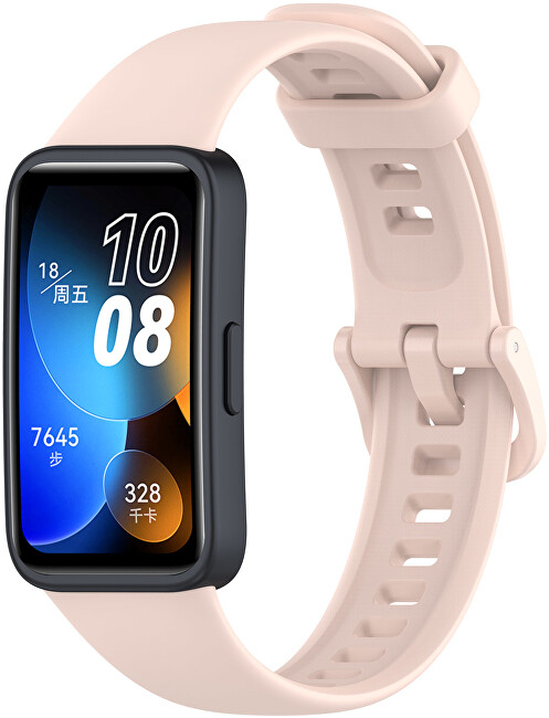 Silikonový řemínek pro Huawei Watch Band 10, 9, 8 - Pink
