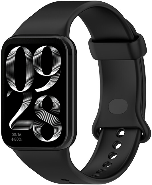 Silikonový řemínek pro Xiaomi 9 Pro a 8 Pro - Black
