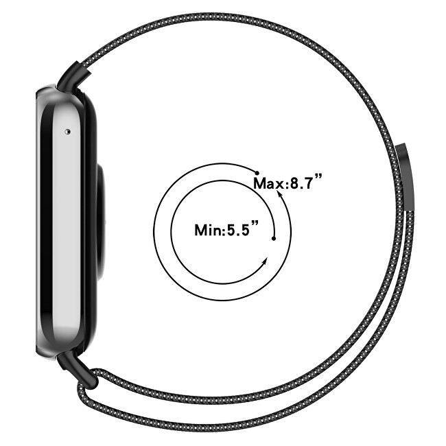 Milánský tah pro Xiaomi 9 Pro a 8 Pro - Rose Gold
