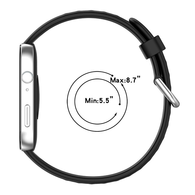 Silikonový řemínek pro Huawei Fit 3 - White