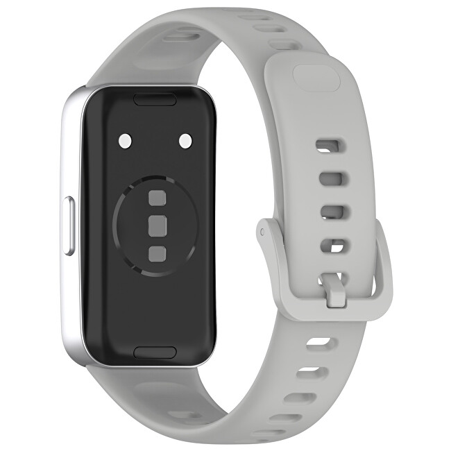 Silikonový řemínek pro Huawei Watch Band 10, 9, 8 - Grey