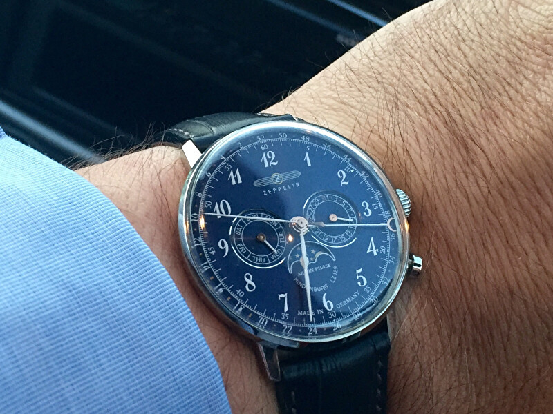 Zeppelin LZ 129 Hindenburg Chronograph Moonphase 7036-3 analógové
