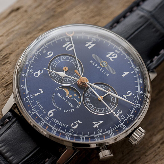 Zeppelin LZ 129 Hindenburg Chronograph Moonphase 7036-3 analógové