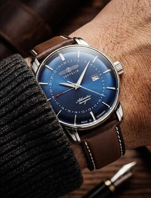 Zeppelin Atlantic Quartz GMT 8442-3