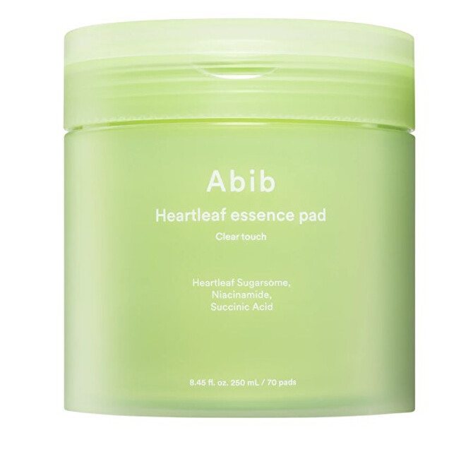Abib Tonizační tampony Clear Touch Heartleaf Essence Pad 70 ks