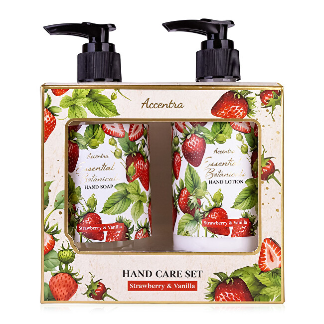 Essential Botanics Strawberry &amp; Vanilla Hand Care Gift Set