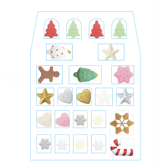 Accentra Adventní kalendář Bath Bombs