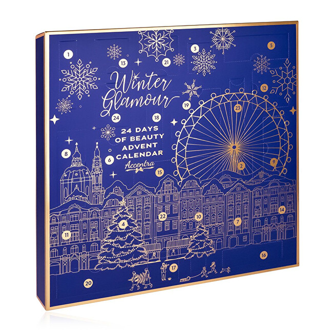 Accentra Adventní kalendář Winter Glamour Blue